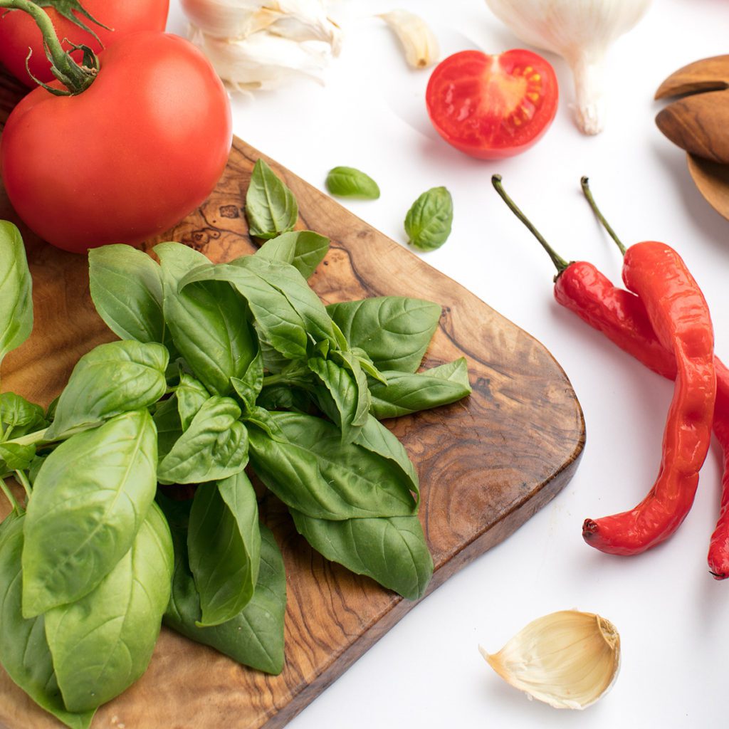 Image of ingredients for meal planning.